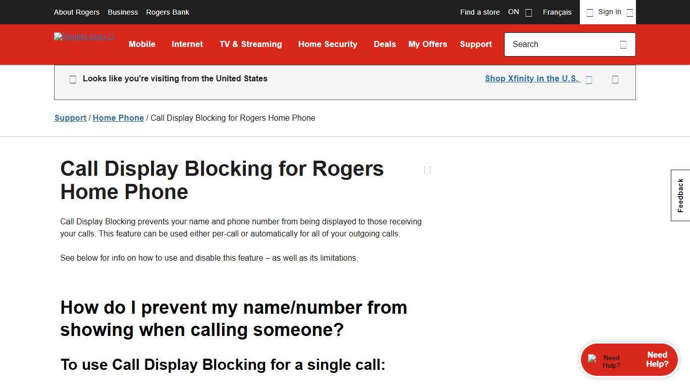 How to use Call Display Blocking for Home Phone - Rogers